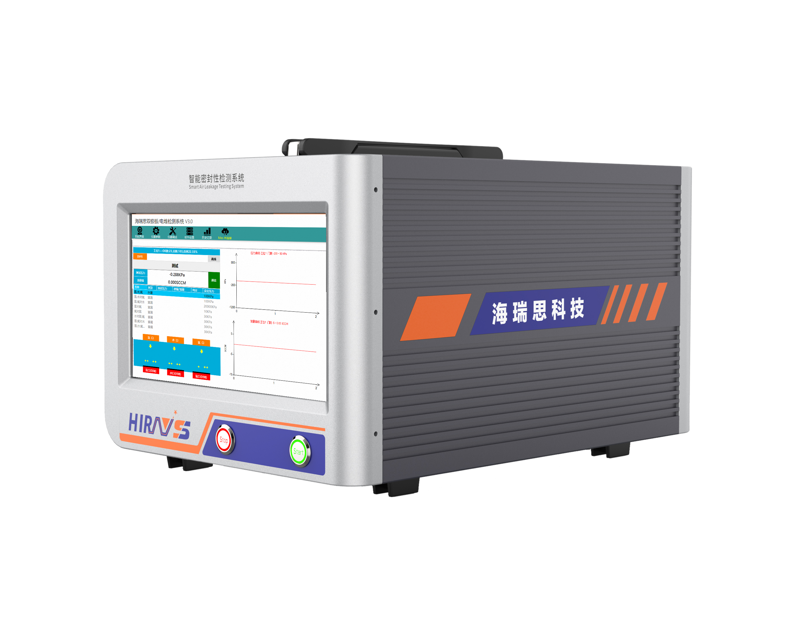 雙極板/電堆/氫燃料電池氣密性測(cè)試儀